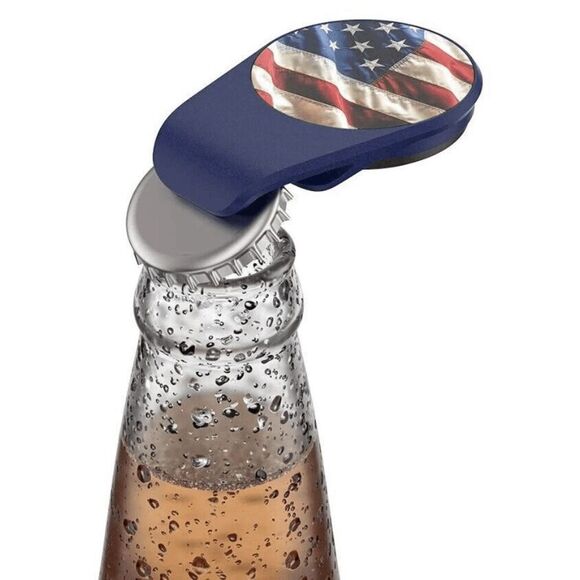 PopSockets: PopGrip Opener - Swappable Grip and Bottle Opener - American Flag - Picture 3 of 7